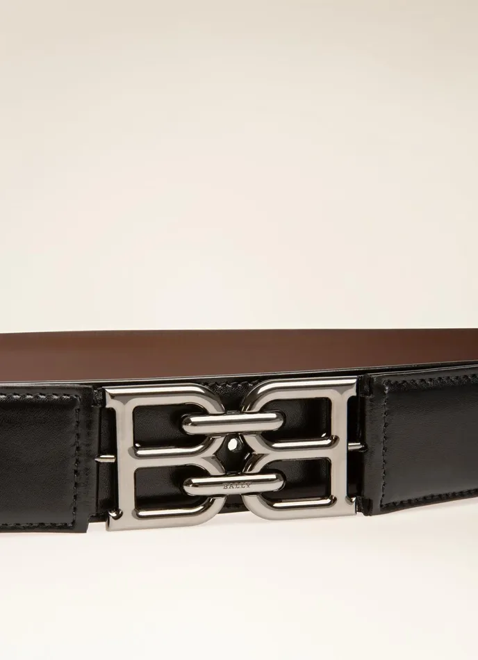 Men Bally Belts Brent 8211 Leather 35mm Belt In Black and Brown