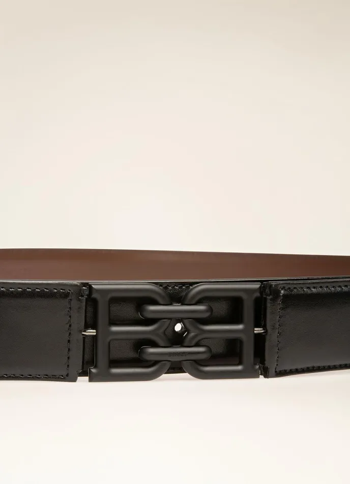 Men Bally Belts Brent 8211 Leather 35mm Belt In Black and Brown
