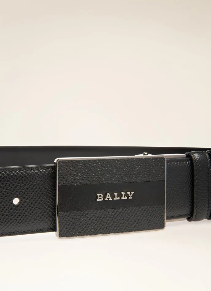 Men Bally Belts Oliver 8211 Leather 35mm Belt In Black