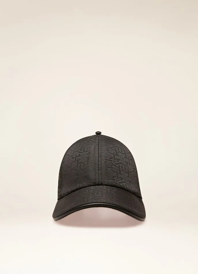 Men Bally Gloves And Hats Bmonogram Cap 8211 Polyester Accessory In Black