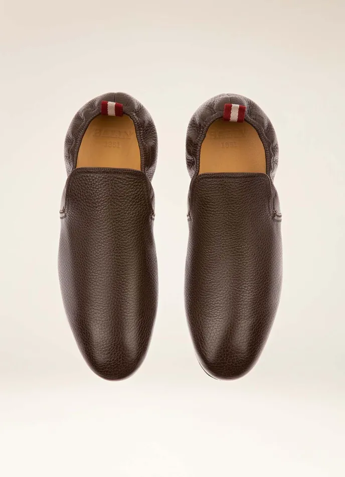 Men Bally Loafers And Moccasins Planker 8211 Leather Loafers In Brown