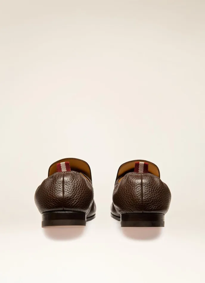 Men Bally Loafers And Moccasins Planker 8211 Leather Loafers In Brown