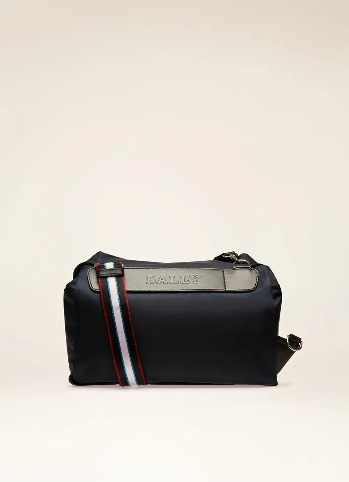 Men Bally Messenger Bags Catch 8211 Nylon Messenger Bag In Navy