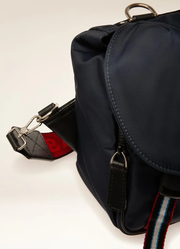 Men Bally Messenger Bags Catch 8211 Nylon Messenger Bag In Navy