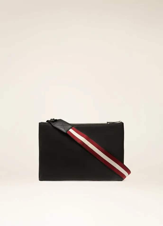 Men Bally Messenger Bags Fharvey 8211 Nylon CrossBody Bag In Black