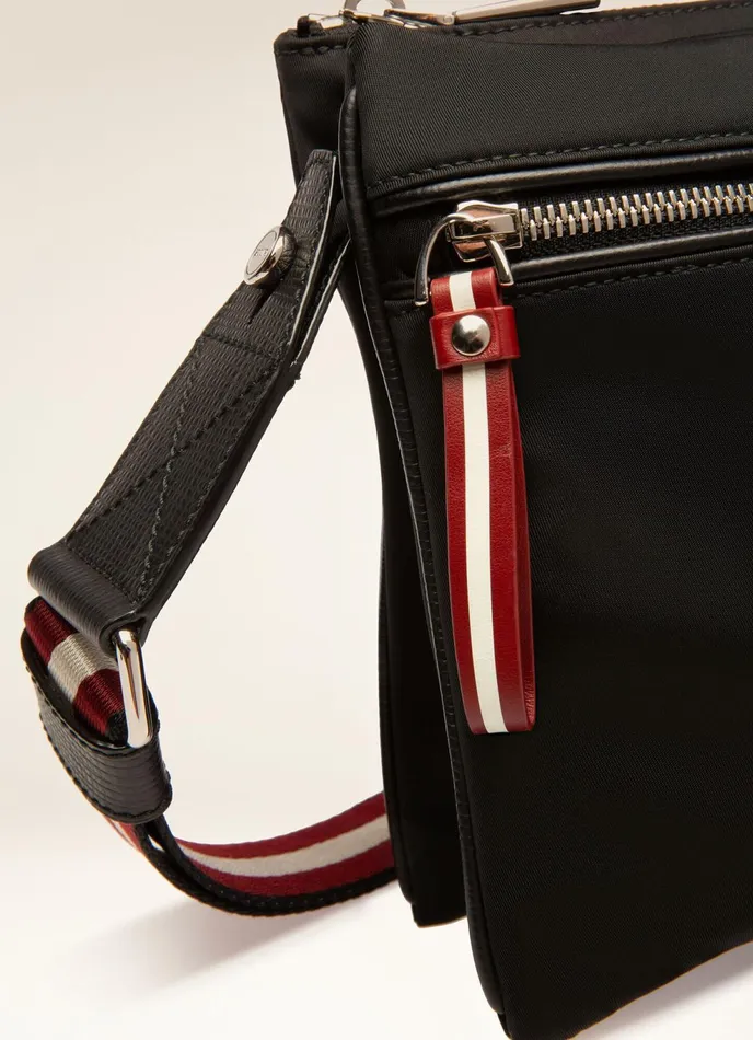 Men Bally Messenger Bags Fharvey 8211 Nylon CrossBody Bag In Black
