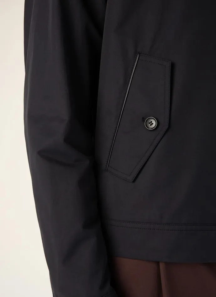 Men Bally Outerwear Bomber Jacket 8211 Cotton Mix Outerwear In Navy