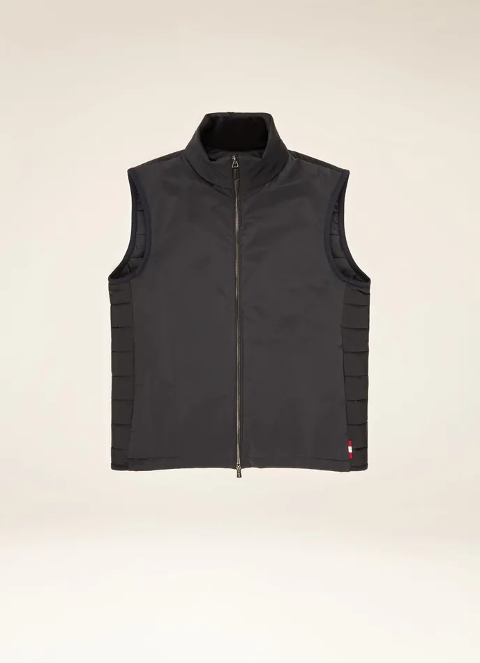 Men Bally Outerwear Padded Gilet 8211 Techno Nylon Outerwear In Navy