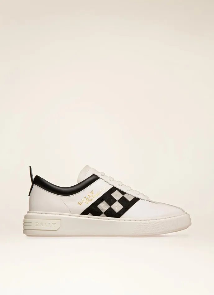 Men Bally Sneakers Vita Parcours 8211 Leather Sneakers In White