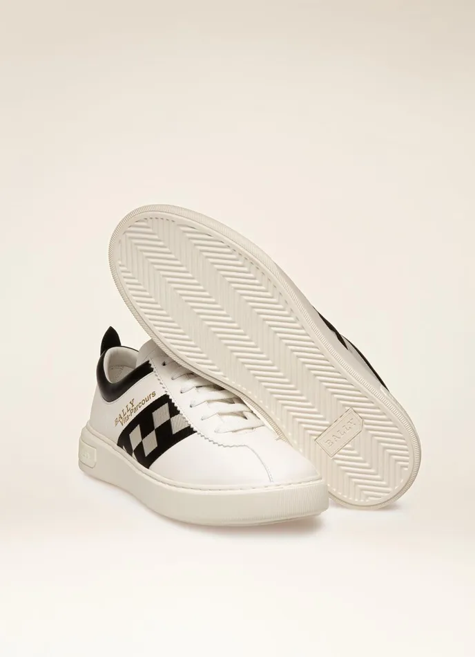 Men Bally Sneakers Vita Parcours 8211 Leather Sneakers In White
