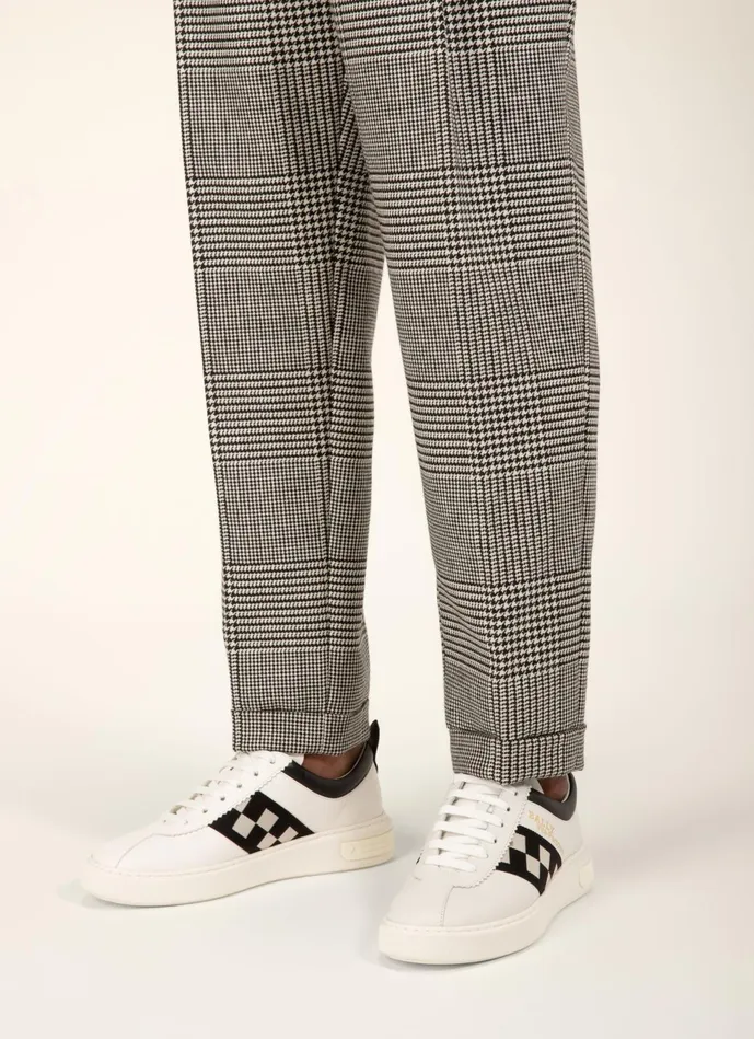 Men Bally Sneakers Vita Parcours 8211 Leather Sneakers In White