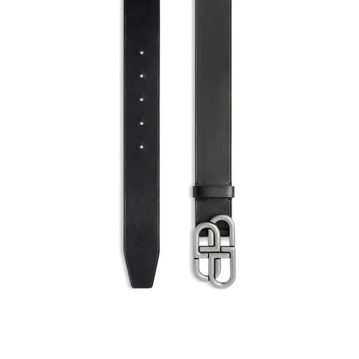 Men Belts Balenciaga Bb Extra Large Belt In Black
