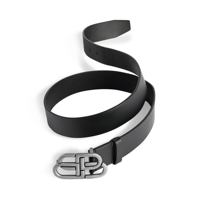 Men Belts Balenciaga Bb Extra Large Belt In Black