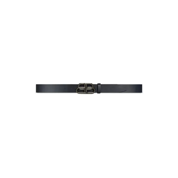Men Belts Balenciaga Bb Large Belt In Black