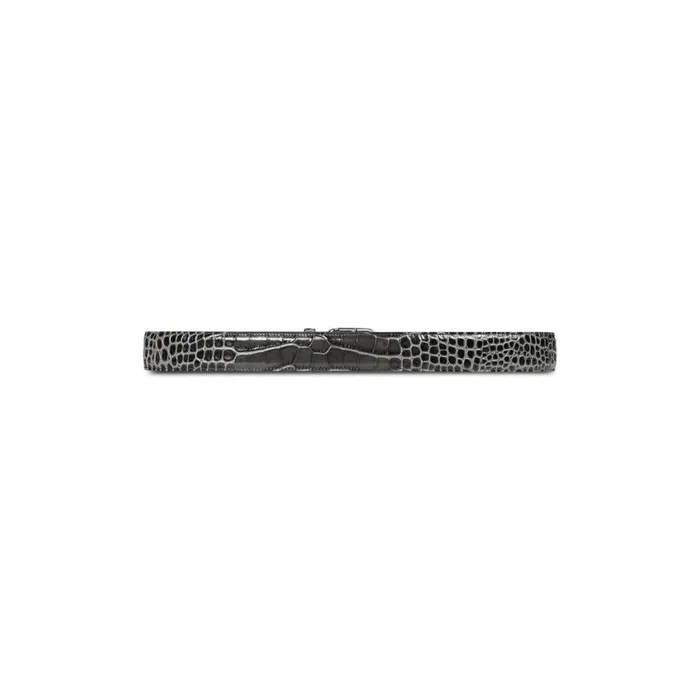 Men Belts Balenciaga Bb Large Belt In Dark Grey