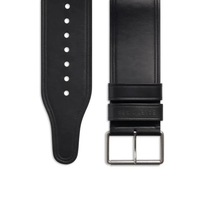 Men Belts Balenciaga Force Belt In Black