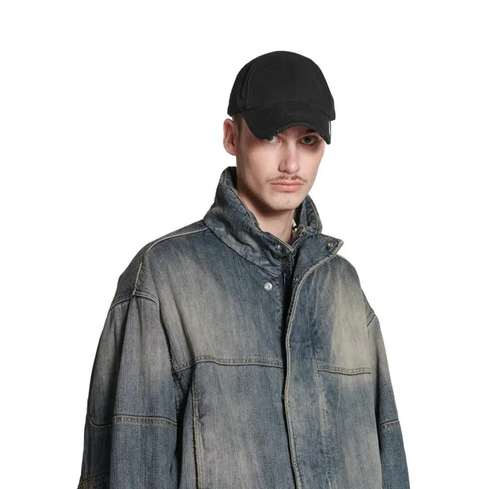 Men Coats and Jackets Balenciaga Parka In Light Blue
