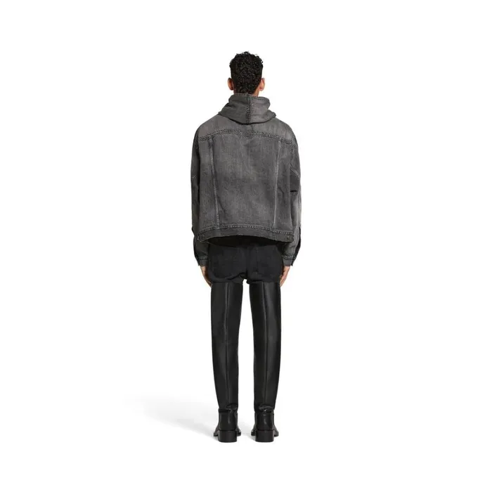 Men Coats and Jackets Balenciaga Pullover Jacket In Black