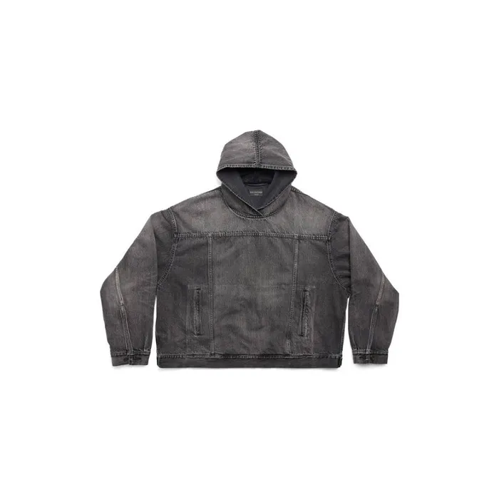Men Coats and Jackets Balenciaga Pullover Jacket In Black