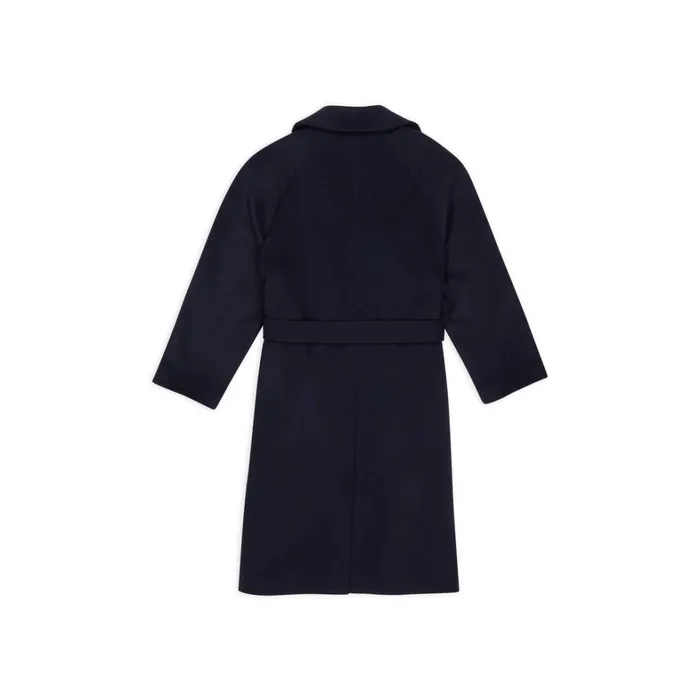 Men Coats and Jackets Balenciaga Raglan Coat In Navy Blue