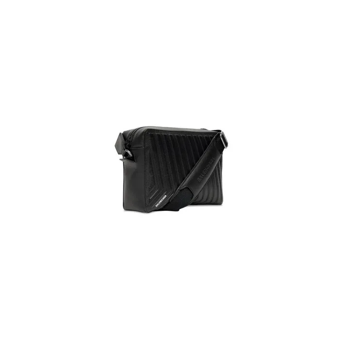 Men Crossbodies and Messengers Balenciaga Car New Camera Bag In Black