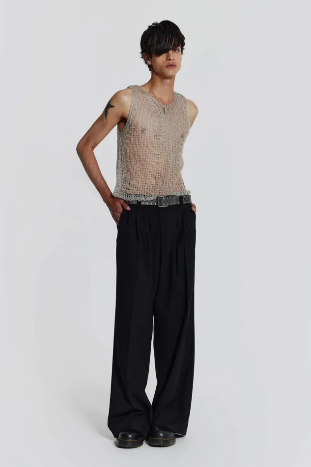 Men Dust Knit Tank Jaded London TShirts and Vests