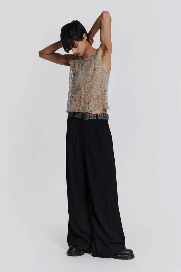 Men Dust Knit Tank Jaded London TShirts and Vests