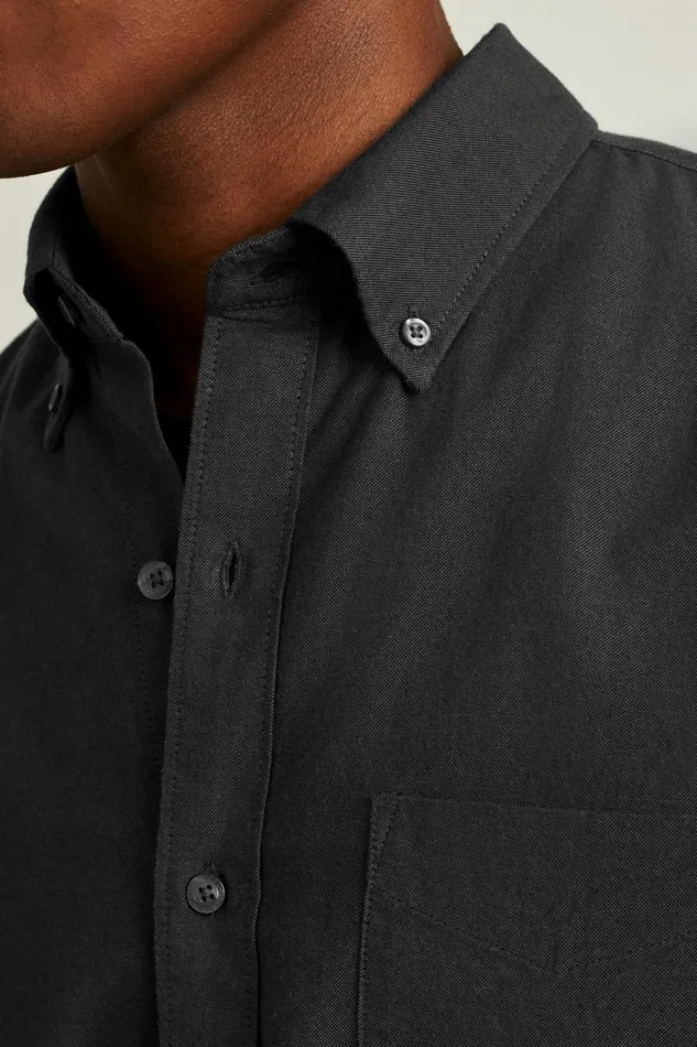 Men Everyday Oxford Shirt Darkest Charcoal Bonobos Casual Shirts