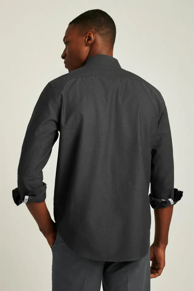 Men Everyday Oxford Shirt Darkest Charcoal Bonobos Casual Shirts
