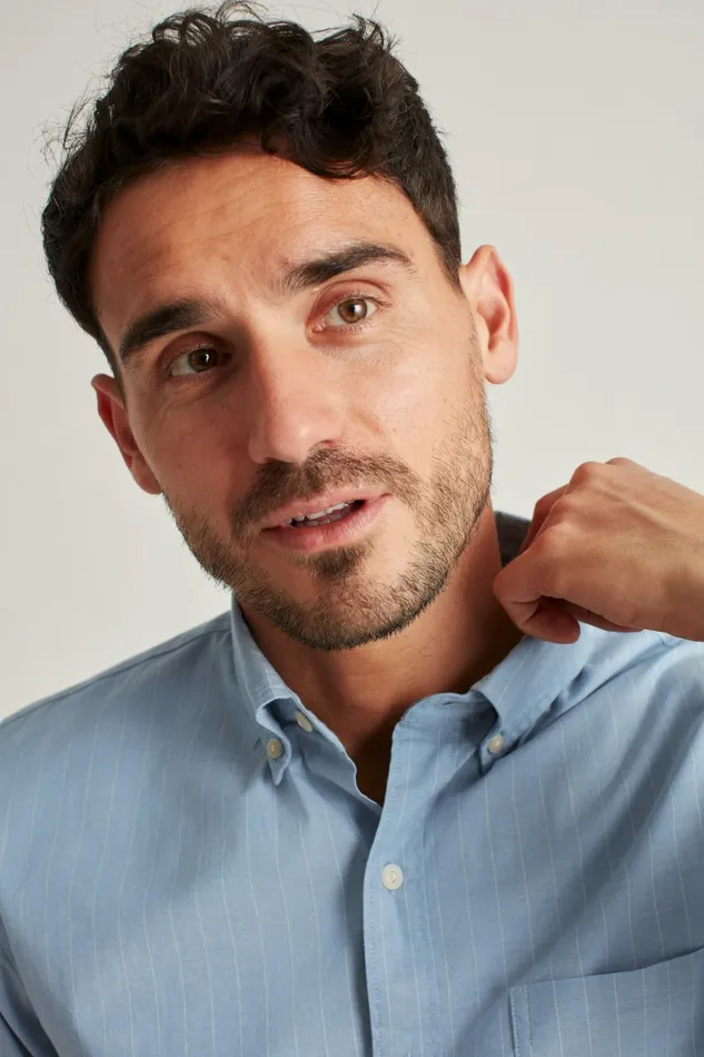 Men Everyday Shirt Blue Stripe Light Chambray Bonobos Casual Shirts