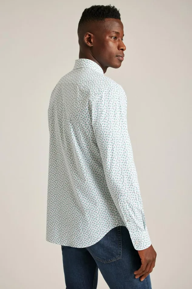 Men Everyday Shirt White Orson Floral Bonobos Casual Shirts