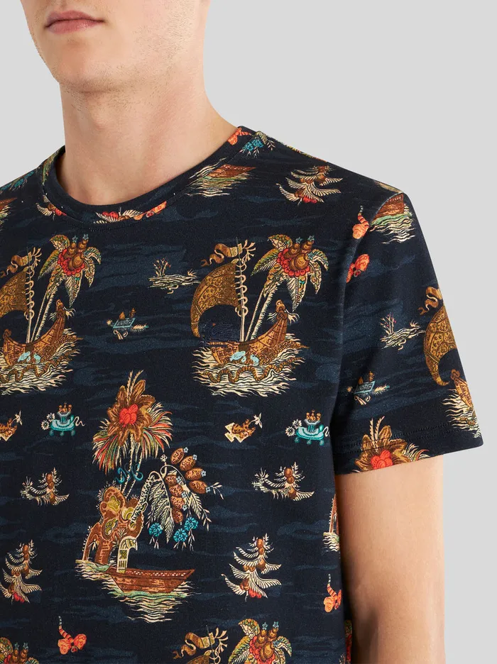 Men Figurative Pattern TShirt Etro TShirts