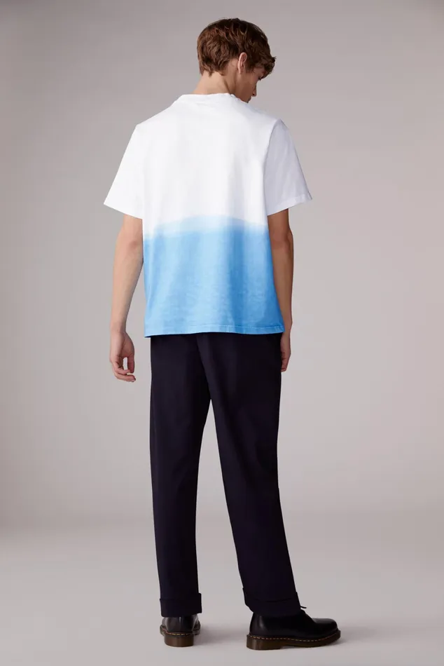Men Fiorucci TShirts and Tops Liquid Logo Ombre Tshirt Blue Men Fiorucci TShirts and Tops Liquid Logo Ombre Tshirt Blue