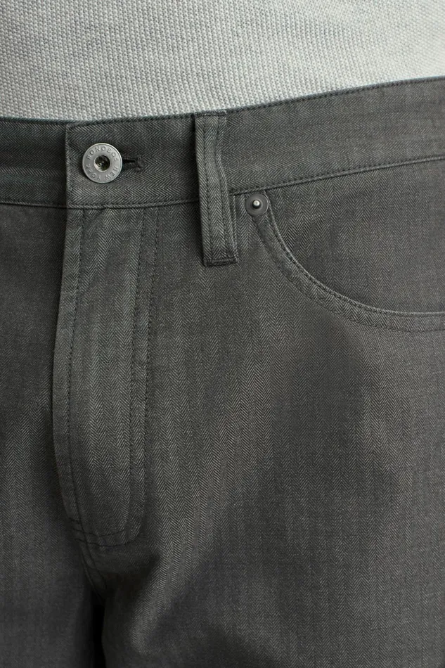Men Herringbone 5Pocket Pants Asphalt Grey Bonobos 5Pocket Pants