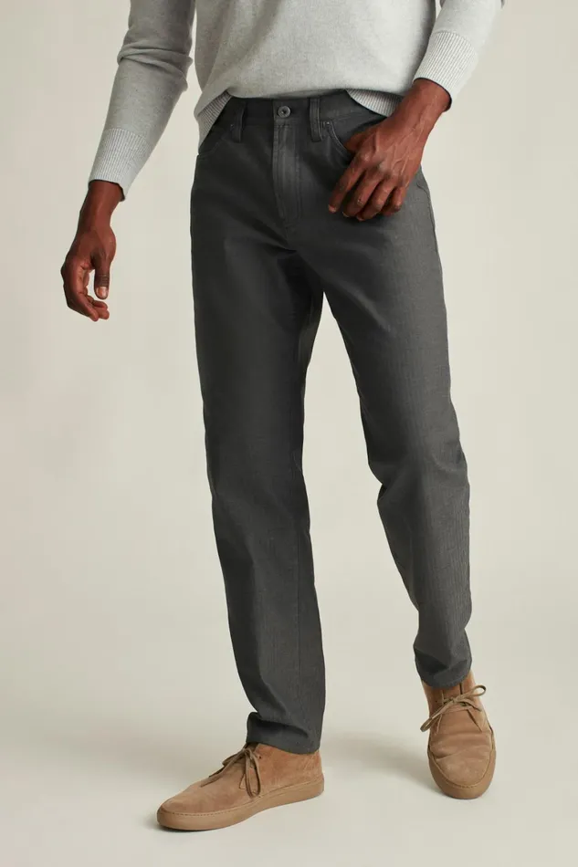 Men Herringbone 5Pocket Pants Asphalt Grey Bonobos 5Pocket Pants