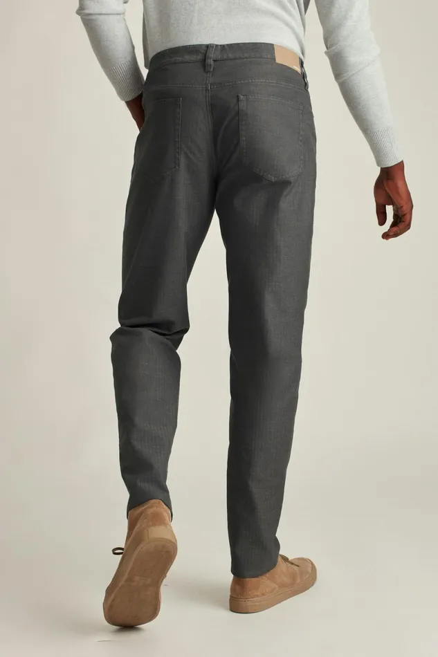 Men Herringbone 5Pocket Pants Asphalt Grey Bonobos 5Pocket Pants