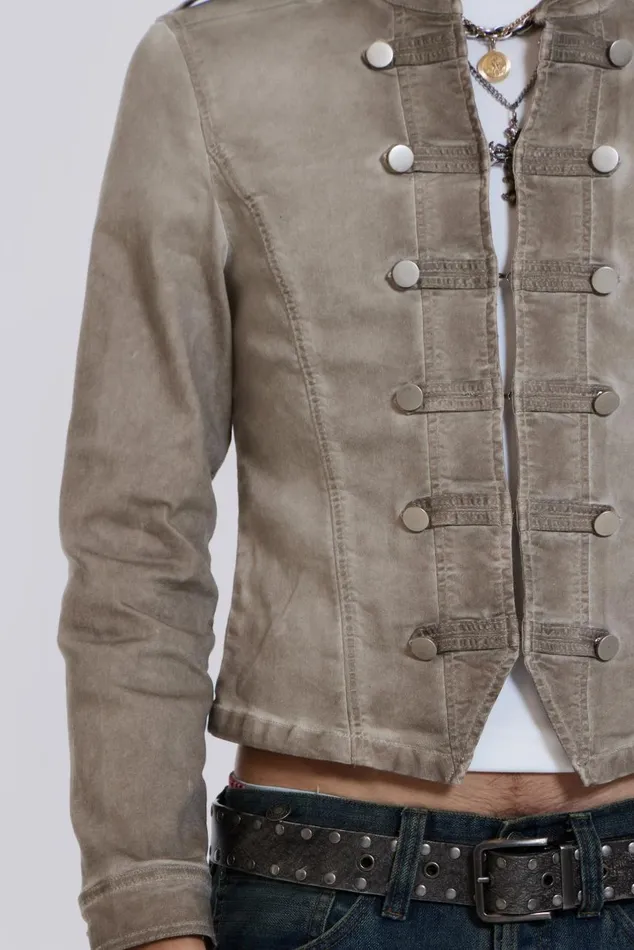 Men Highlight Wash Drummer Jacket Jaded London Outerwear