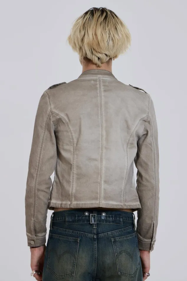 Men Highlight Wash Drummer Jacket Jaded London Outerwear