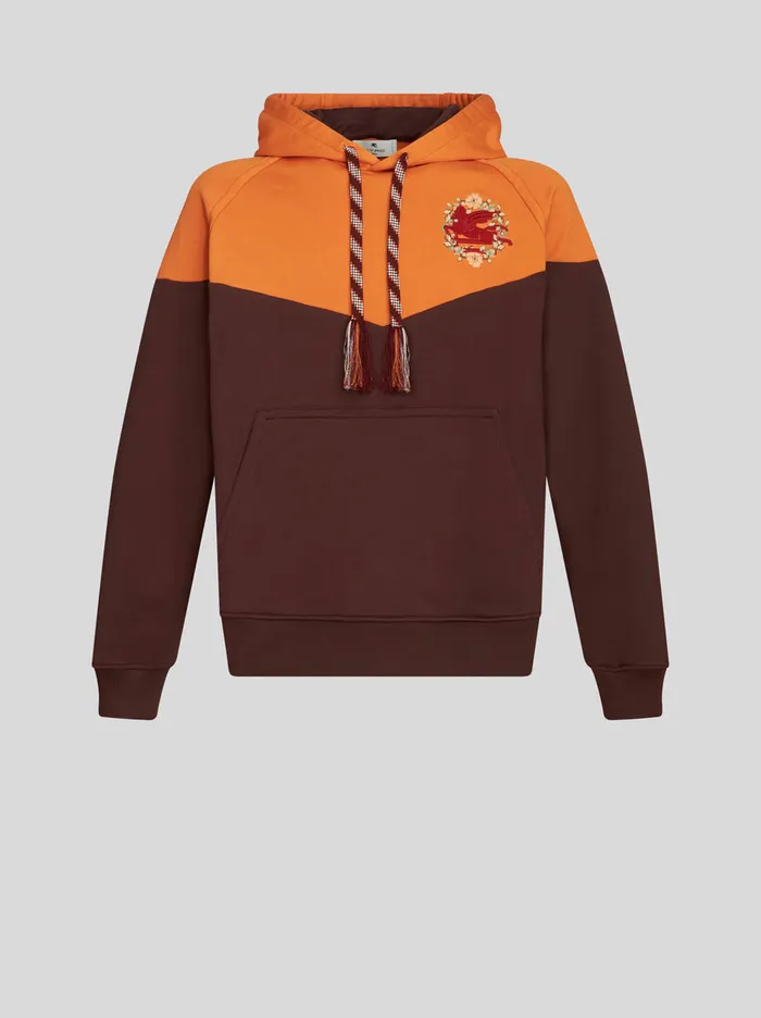 Men Hooded Sweatshirt With Logo Etro Sweatshirts