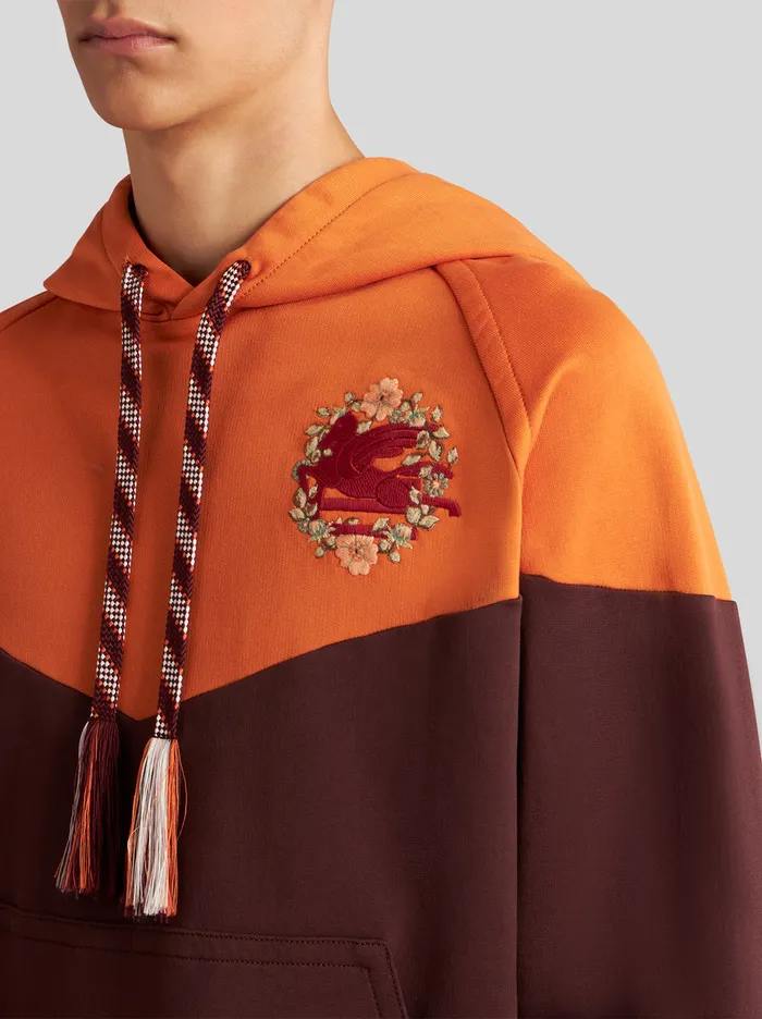 Men Hooded Sweatshirt With Logo Etro Sweatshirts