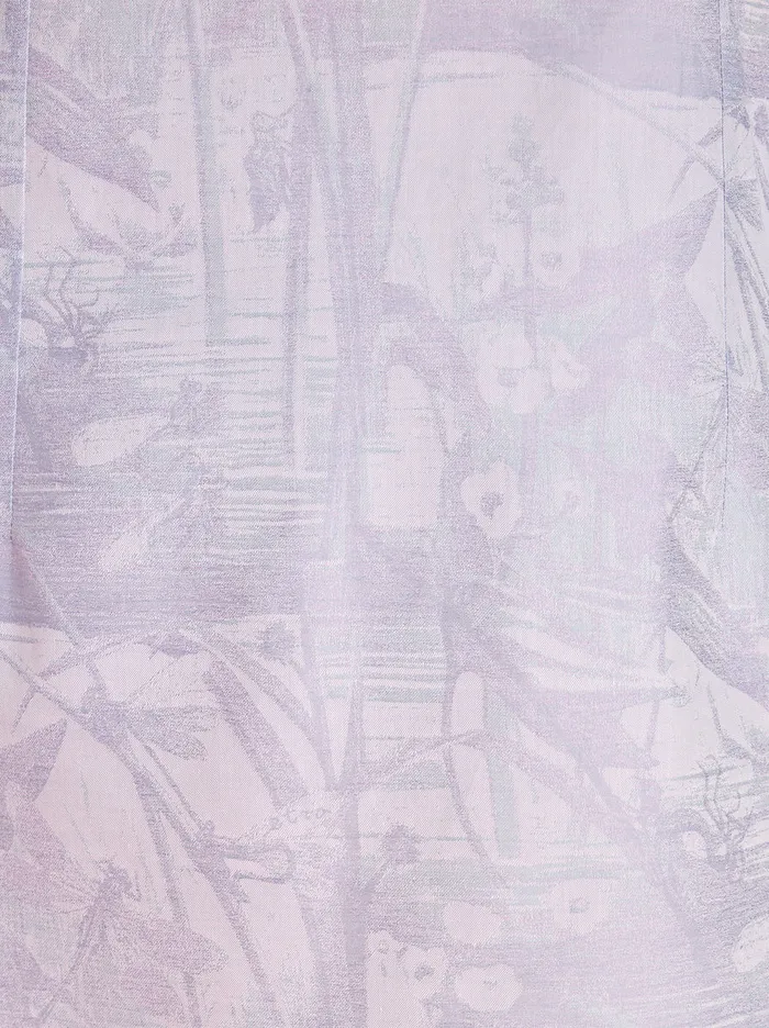 Men Jacquard Shirt With Tonal Patterns Etro Shirts
