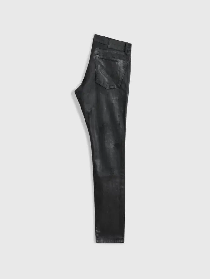 Men Jeans John Varvatos J703 8211 COATED DENIM Black