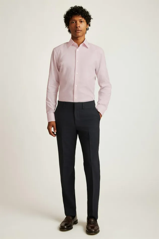 Men Jetsetter Premium Dress Shirt Pink Dobby Bonobos Formal Dress Shirts