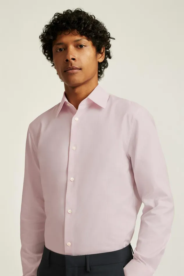 Men Jetsetter Premium Dress Shirt Pink Dobby Bonobos Formal Dress Shirts
