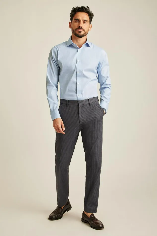 Men Jetsetter Stretch Dress Shirt Blue End On End Dobby Bonobos Business Casual Shirts Men Jetsetter Stretch Dress Shirt Blue End On End Dobby Bonobos Business Casual Shirts