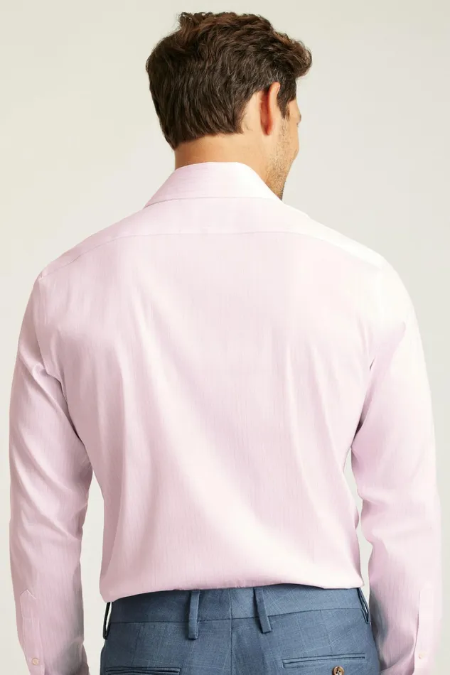 Men Jetsetter Stretch Dress Shirt Pink Enzo Plaid Bonobos Business Casual Shirts
