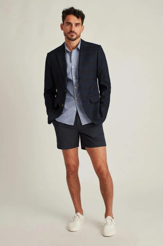 Men Jetsetter Stretch Italian Wool Blazer Blue Rust Check Bonobos Blazers and Sport Coats Men Jetsetter Stretch Italian Wool Blazer Blue Rust Check Bonobos Blazers and Sport Coats