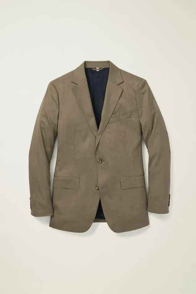 Men Jetsetter Wool Blazer Tan Bonobos Blazers and Sport Coats