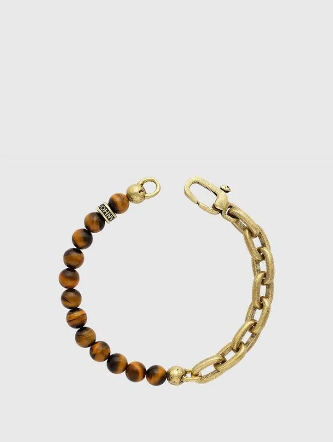 Men Jewelry John Varvatos ARTISAN BEADED LINK BRACELET No Color
