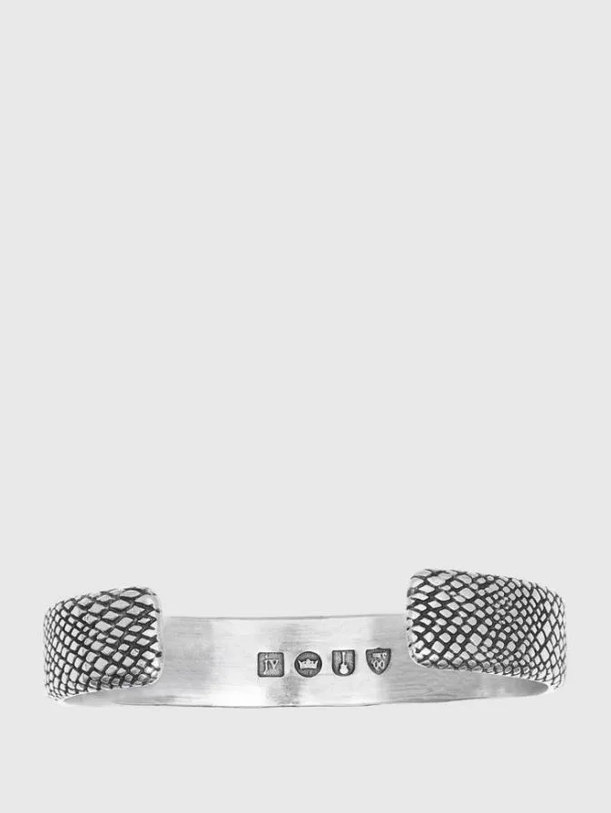 Men Jewelry John Varvatos SNAKESKIN CUFF Silver